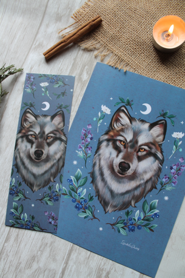 Lobo entre flores - Imagen 2
