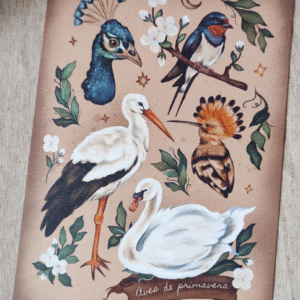 Lámina Aves de Primavera A5