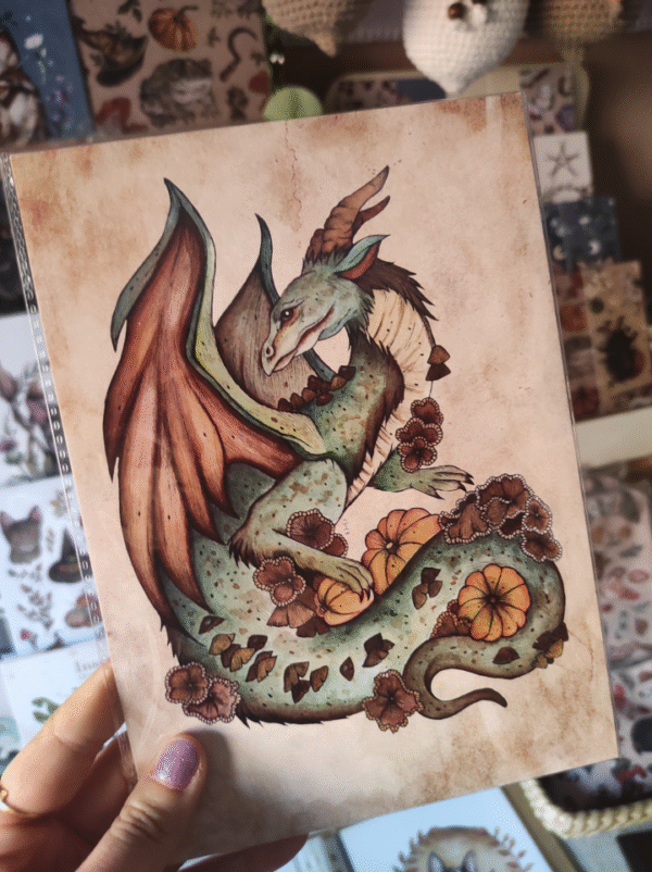 Lámina Dragón Calabaza