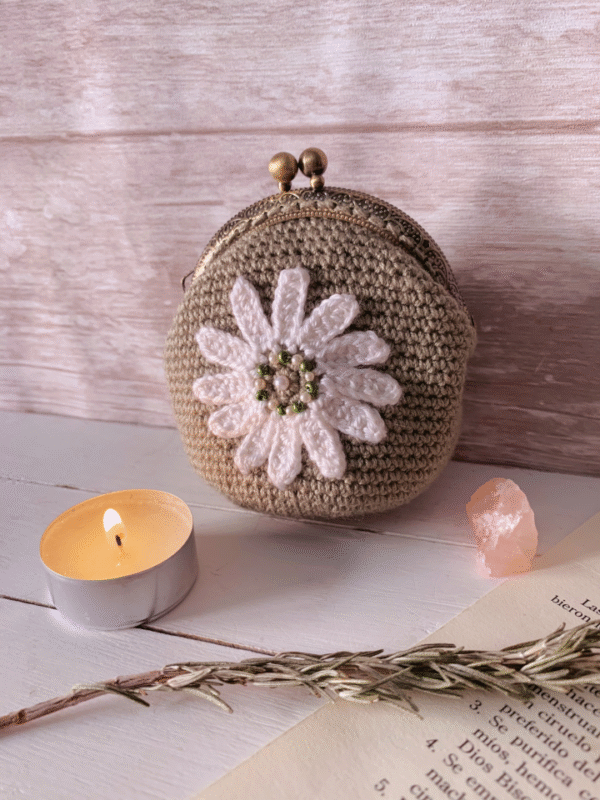 Monedero Crochet Margarita - Imagen 3