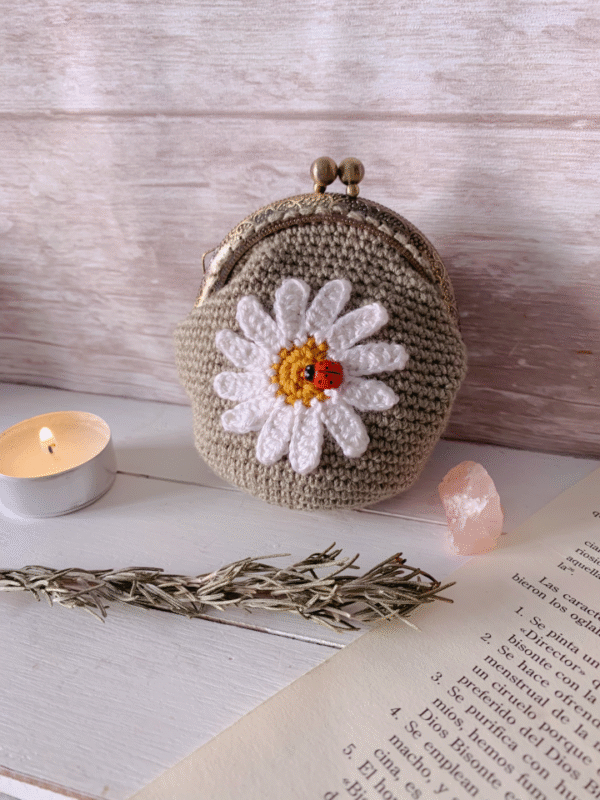 Monedero Crochet Margarita - Imagen 2