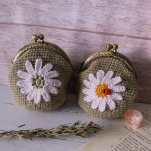Monedero Crochet Margarita