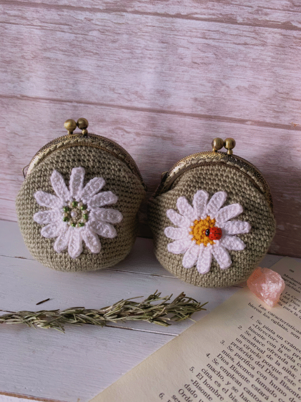 Monedero Crochet Margarita