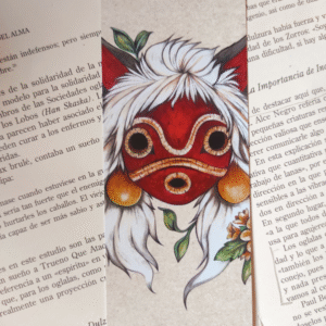 Marcapáginas Máscara Mononoke