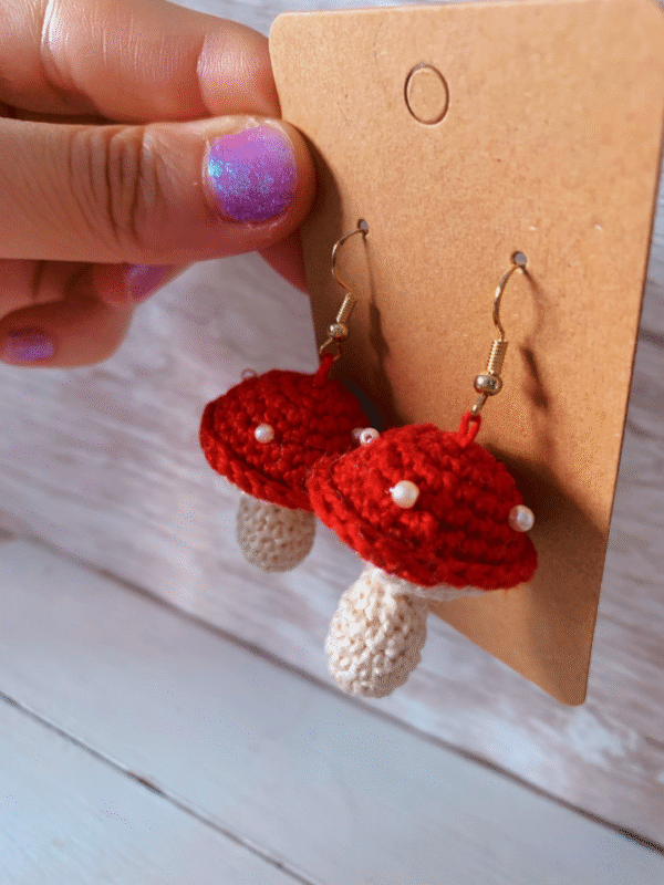 Pendientes seta - Imagen 2