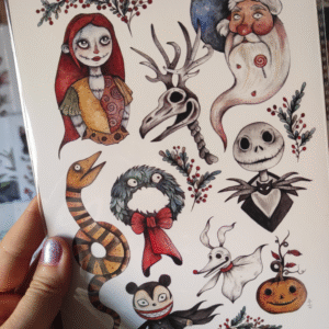 Lámina Navidad de Pesadilla