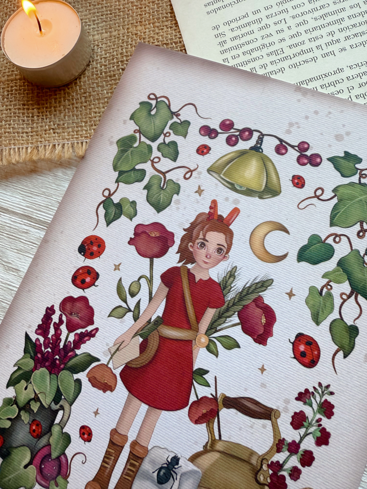 Print inspirada en Arrietty , protagonista de "Los incursores" - Imagen 2