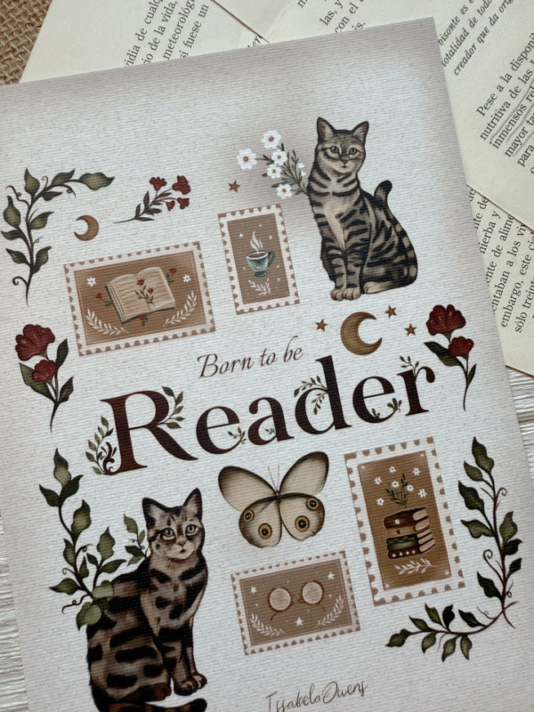 Print "Born to be Reader" - Imagen 2