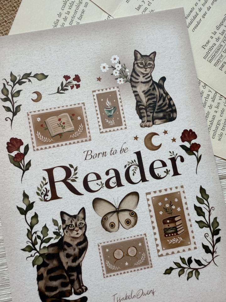 Print "Born to be Reader" - Imagen 2