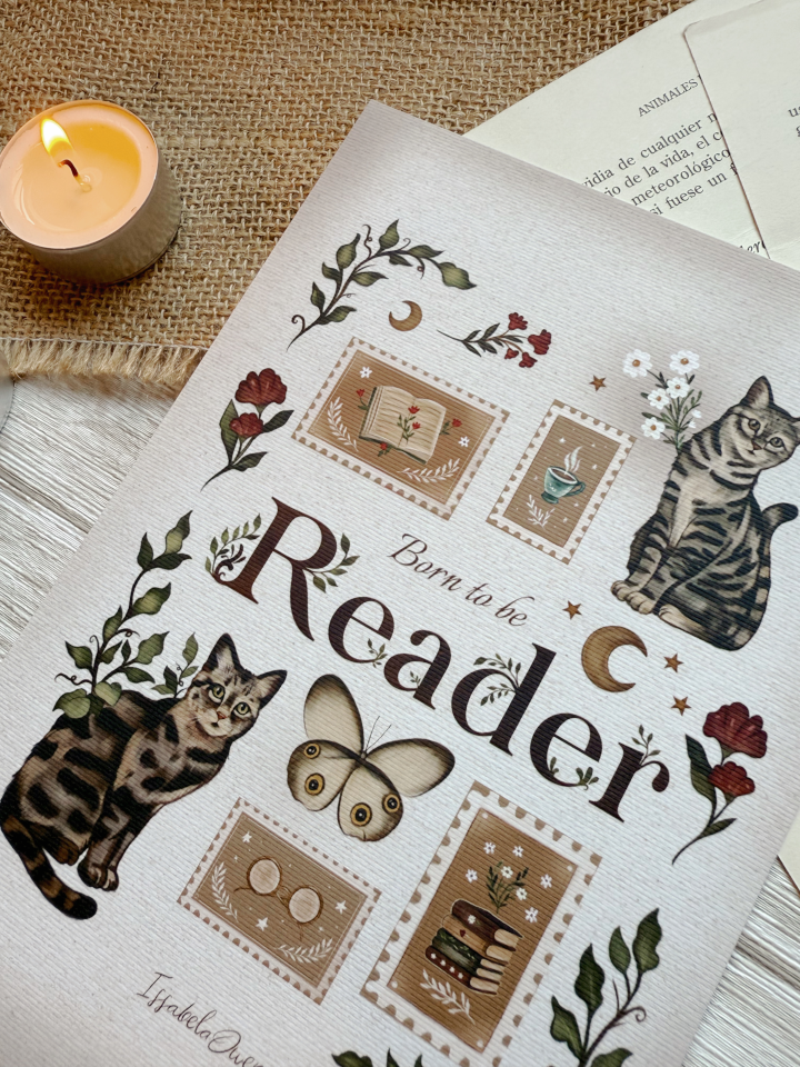 Print "Born to be Reader" - Imagen 3