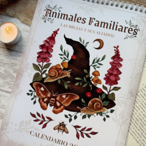 Calendario 2026 "Animales Familiares : las brujas y sus aliados"