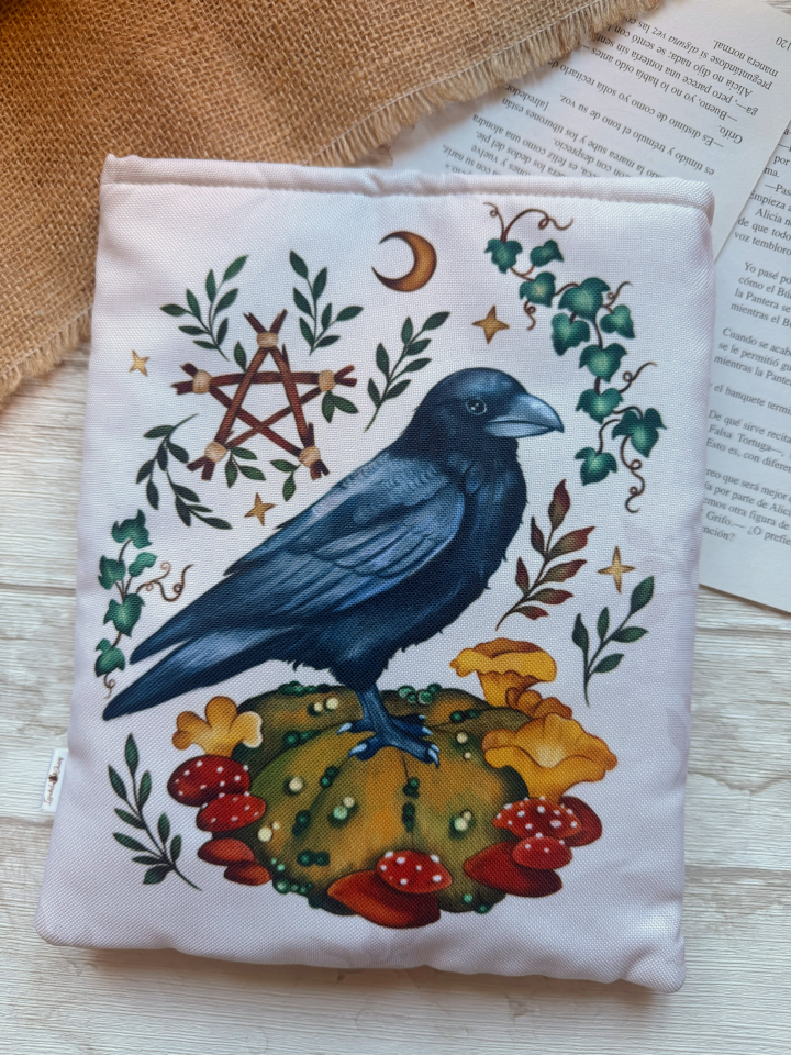 Funda de libro M " Cuervo en la calabaza" - Imagen 3
