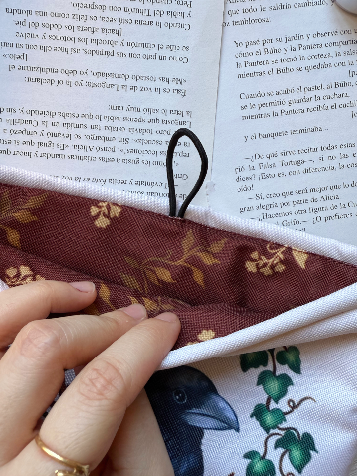 Funda de libro M " Cuervo en la calabaza" - Imagen 2