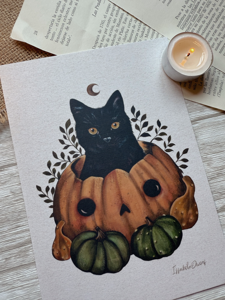 Print "Gato Calabaza" - Imagen 2
