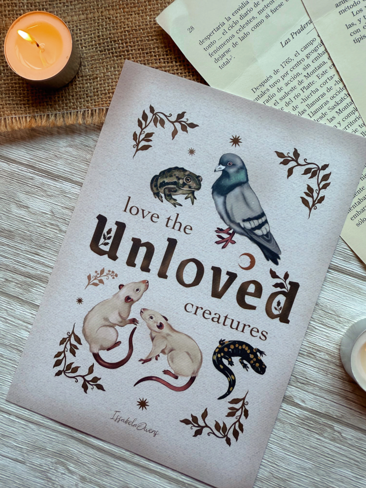 Print " Love the unloved creatures"