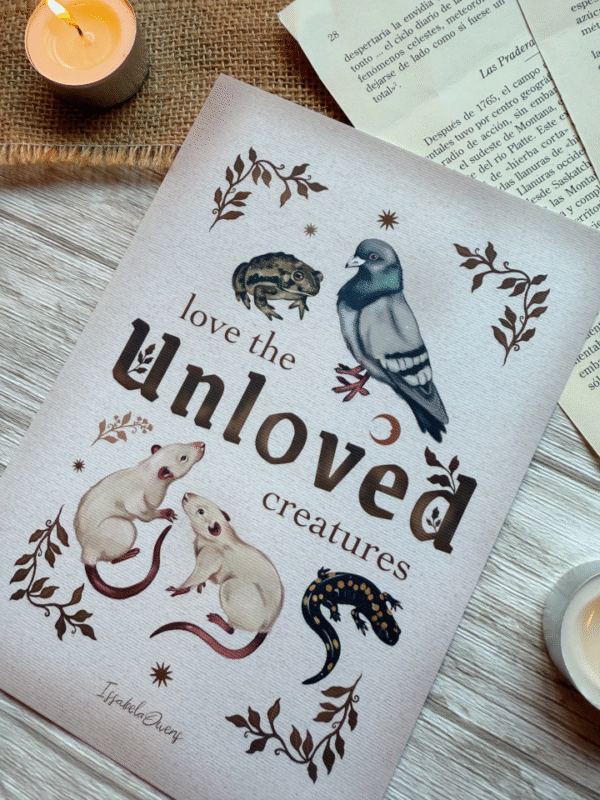 Print " Love the unloved creatures" - Imagen 2