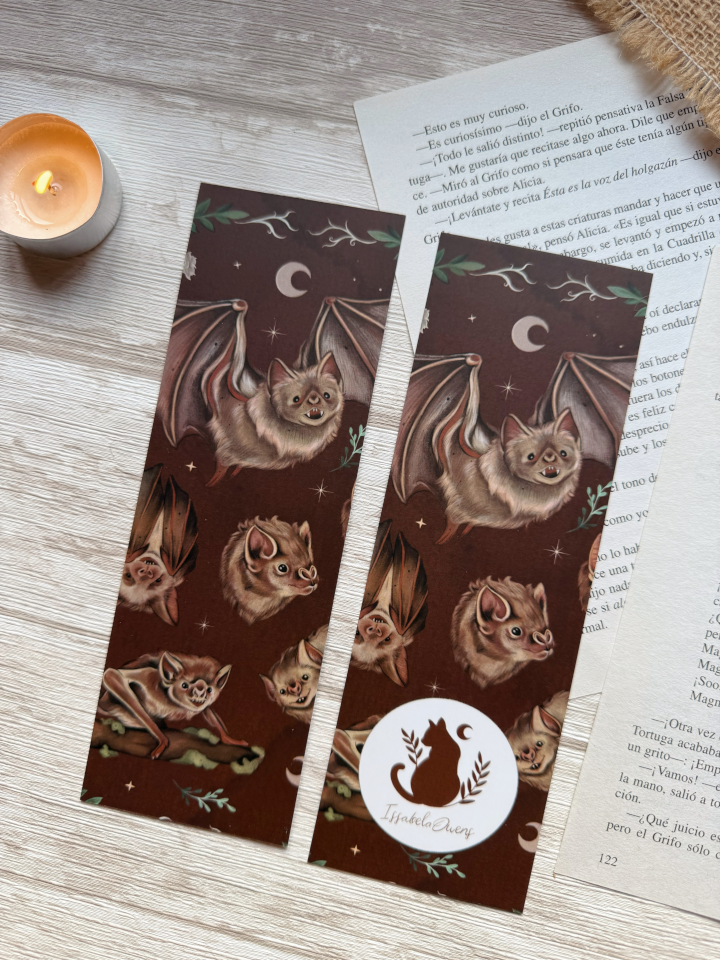Marcapáginas "Murciélago Vampiro" - Imagen 3
