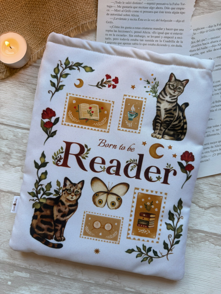Funda de libro M "Born to be Reader" - Imagen 3