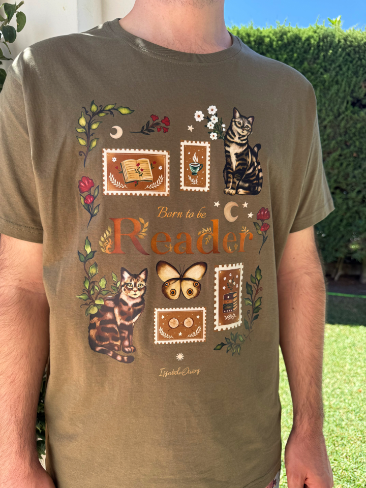 Camiseta "Born to be Reader"