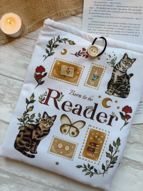 Funda de libro M "Born to be Reader" - Imagen 4