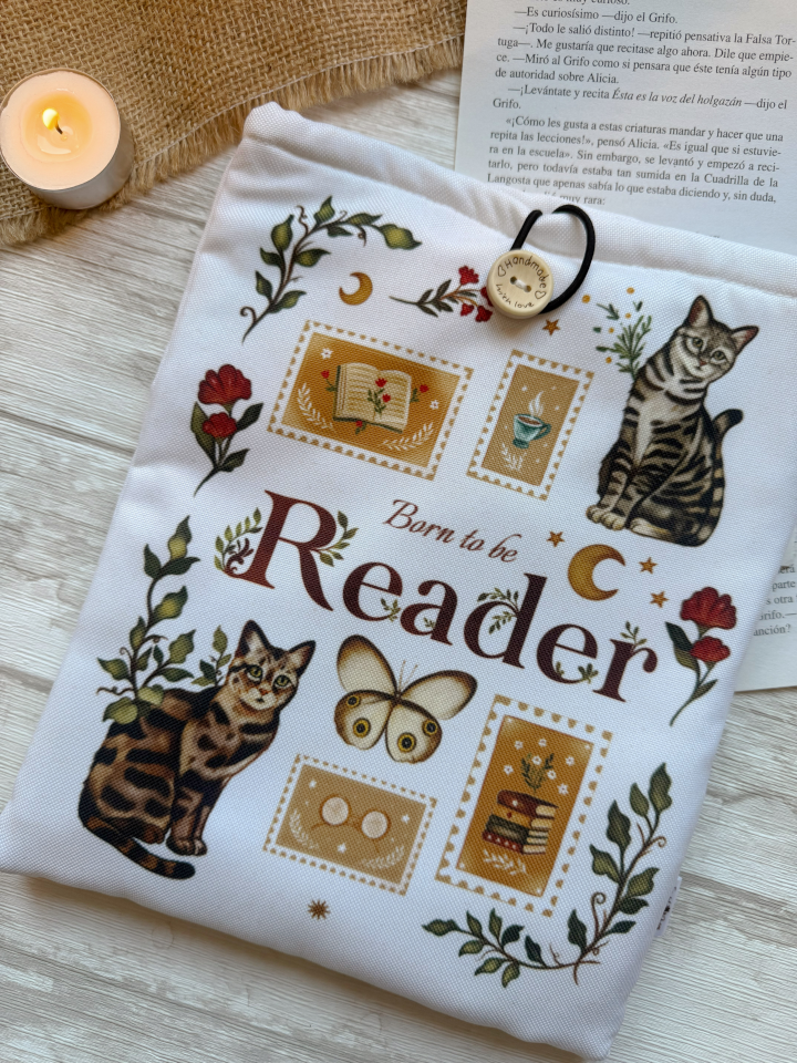 Funda de libro M "Born to be Reader" - Imagen 4