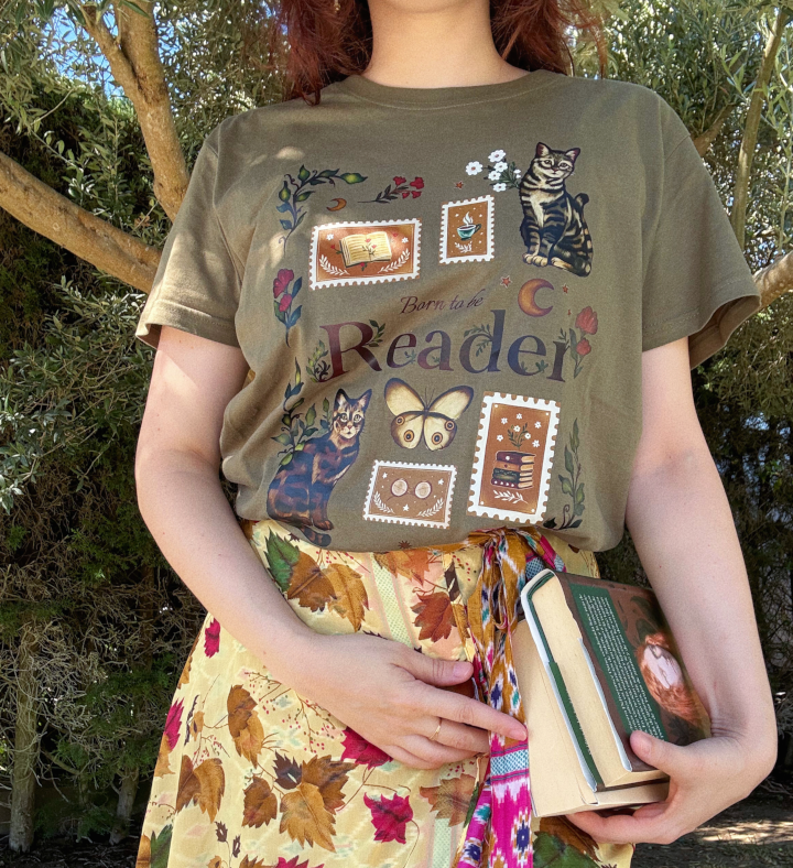 Camiseta "Born to be Reader" - Imagen 2