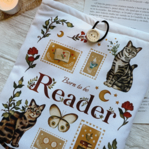 Funda de libro M "Born to be Reader"