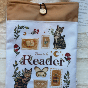 Funda de libro L "Born to be Reader"