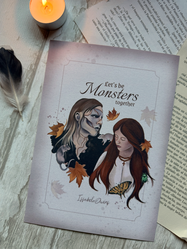Print " Lets be monster together"