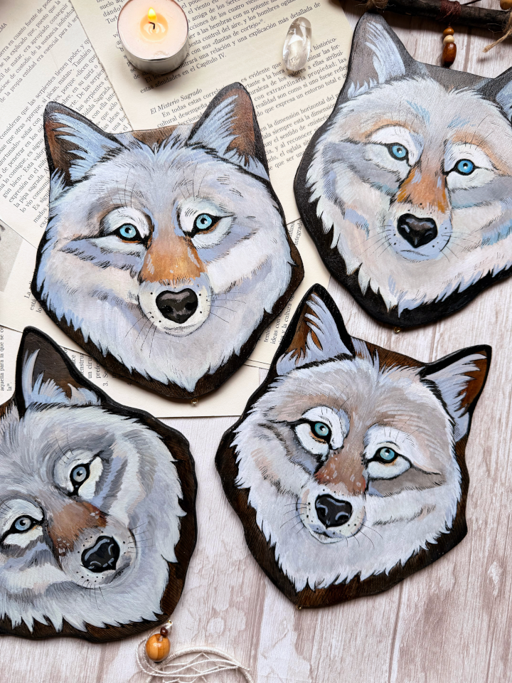 Tótem Lobo con atrapasueños - Imagen 13