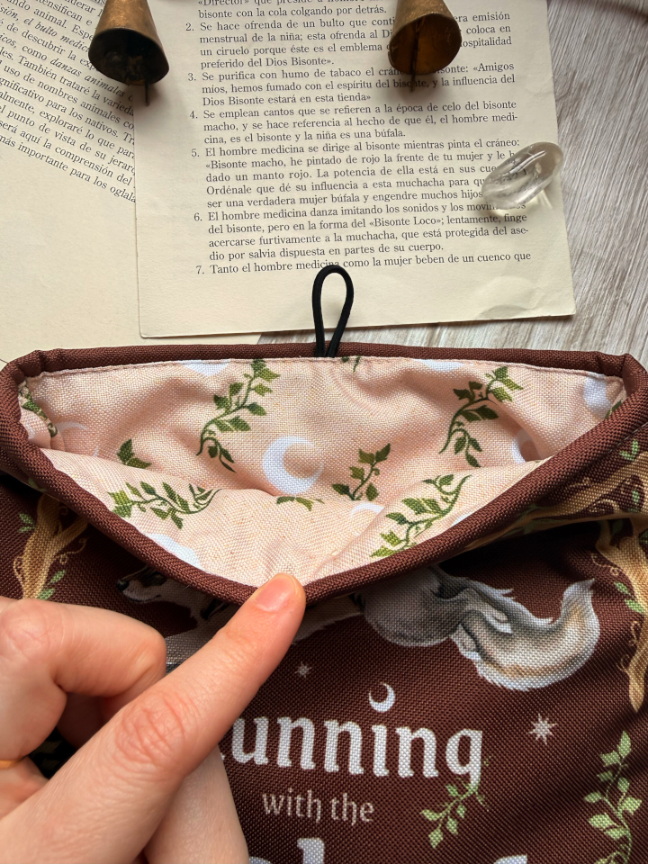 Funda de libro M "Running with the wolves" - Imagen 3