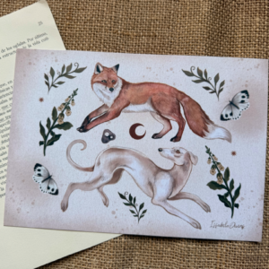 Print "El zorro y el galgo"