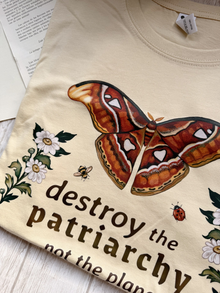 Camiseta Destroy the patriarchy not the planet - Imagen 2